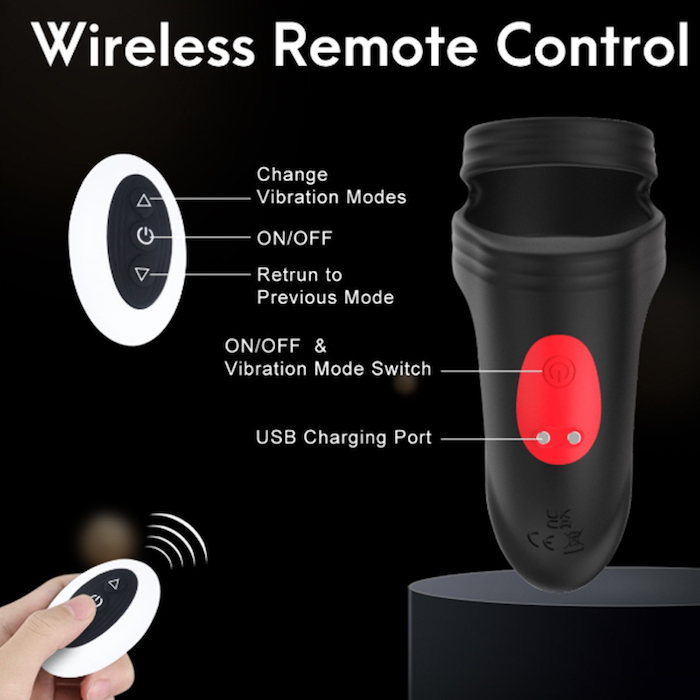 Vòng Rung Đôi Điều Khiển Từ Xa Fanshiyao – Kéo Dài Thời Gian Tăng Khoái Cảm Cặp Đôi