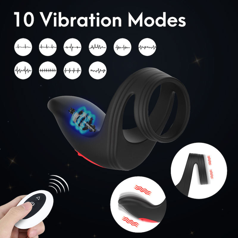 Vòng Rung Đôi Điều Khiển Từ Xa Fanshiyao – Kéo Dài Thời Gian Tăng Khoái Cảm Cặp Đôi