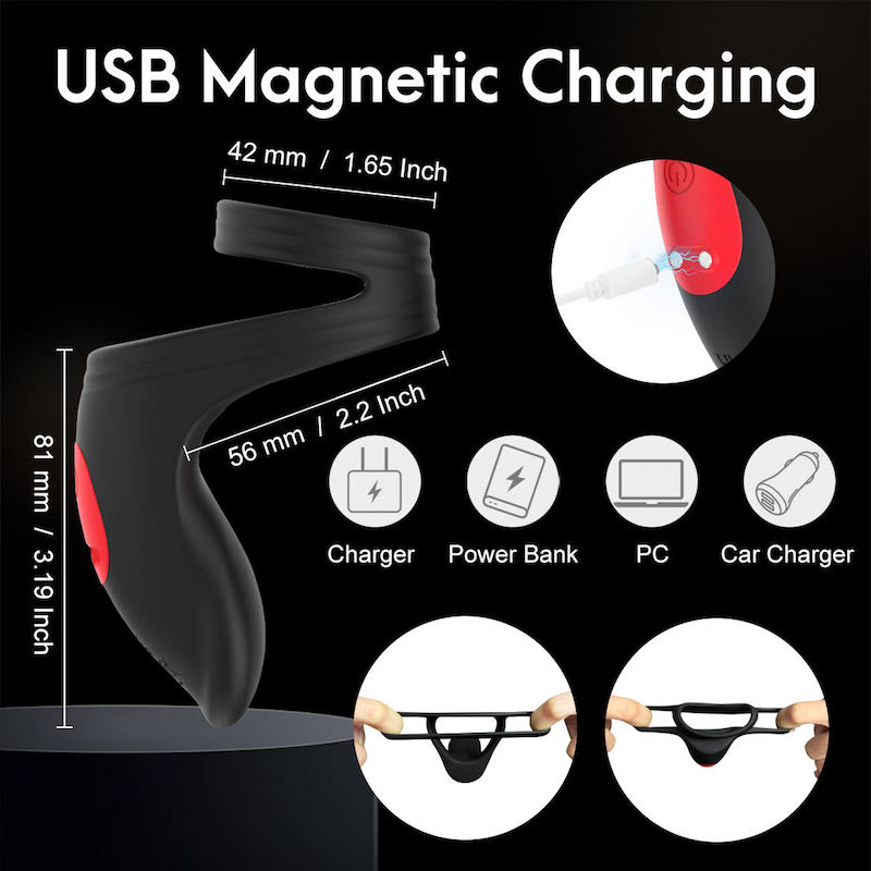 Vòng Rung Đôi Điều Khiển Từ Xa Fanshiyao – Kéo Dài Thời Gian Tăng Khoái Cảm Cặp Đôi