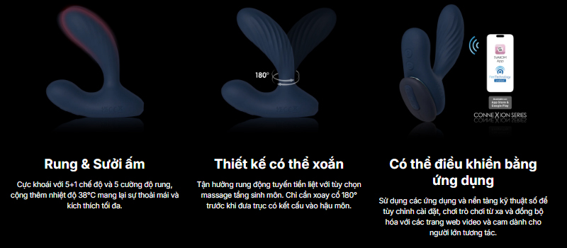 Svakom Vick Neo 2 – Máy Massage Hậu Môn Tuyến Tiền Liệt Sưởi Ấm Điều Khiển App