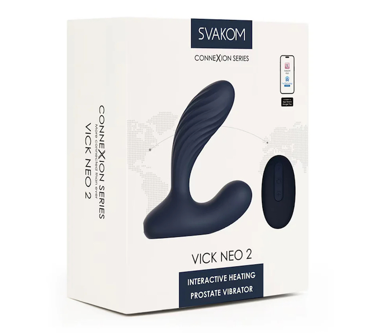 Svakom Vick Neo 2 – Máy Massage Hậu Môn Tuyến Tiền Liệt Sưởi Ấm Điều Khiển App