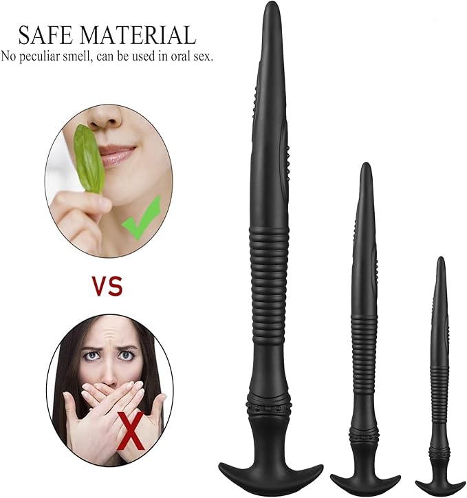 Dụng Cụ Kích Thích Hậu Môn Hình Con Lươn Silicone Cao Cấp Massage Tuyến Tiền Liệt