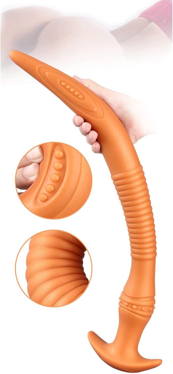 Dụng Cụ Kích Thích Hậu Môn Hình Con Lươn Silicone Cao Cấp Massage Tuyến Tiền Liệt