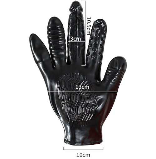 Bao tay tự sướng có rung ngón giữa gân gai siêu đã kích thích