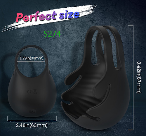 Vòng Đeo Dương Vật S-Hande Nest-RCT Rung Massage Từ Xa