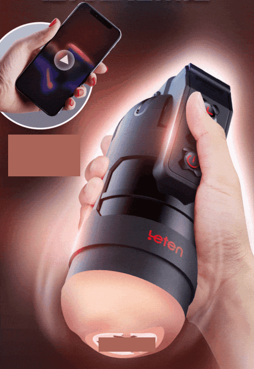 Âm đạo giả Leten Thunder đa chế độ rung bú mút điều khiển qua app