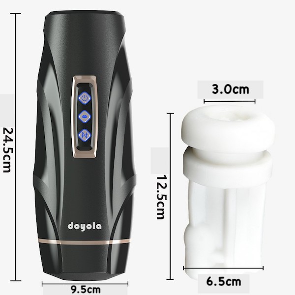 Âm đạo giả Doyola T380 rung thụt co bóp bú mút tự động cao cấp