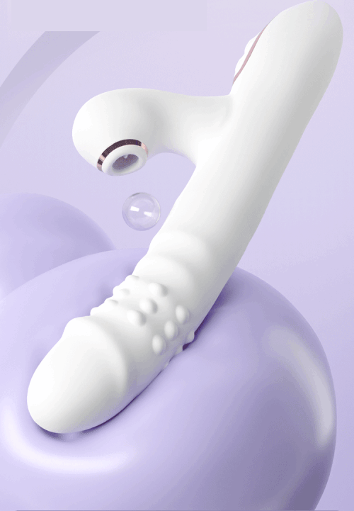 Dương Vật Giả Ankni Rung Thụt Hút Bi Xoay Mềm Mại Kích Thích