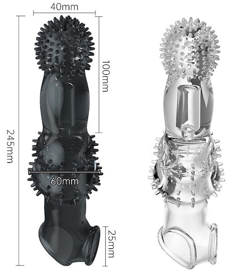 Bao cao su đôn dên BigMac gân gai rung mạnh kích thích cao cấp an toàn