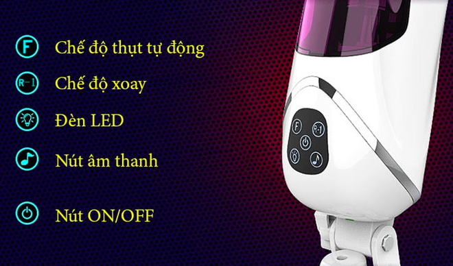 Máy thủ dâm tự động đa chức năng LC EasyLove xoay thụt bú mút