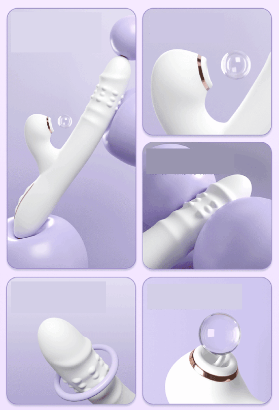 Dương Vật Giả Ankni Rung Thụt Hút Bi Xoay Mềm Mại Kích Thích