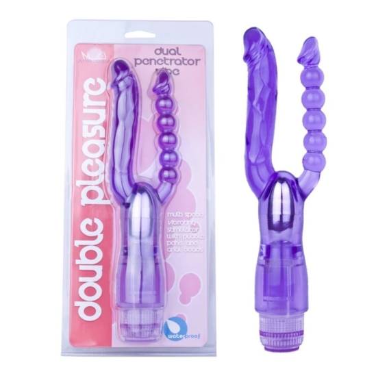 Dương vật giả rung 2 đầu Double Pleasure kích thích hậu môn và âm đạo