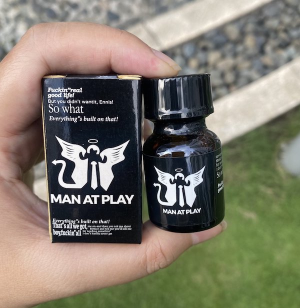 Popper Man At Play đen 10ml chính hãng mạnh mẽ kích thích