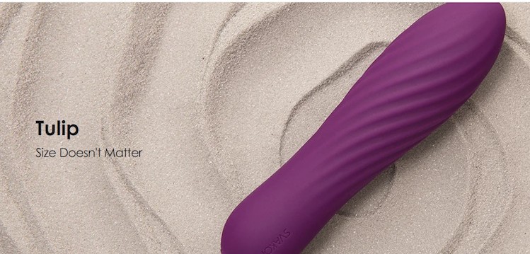 Trứng rung Svakom Tulip – nhỏ gọn 10 chế độ rung massage kích thích âm đạo điểm G