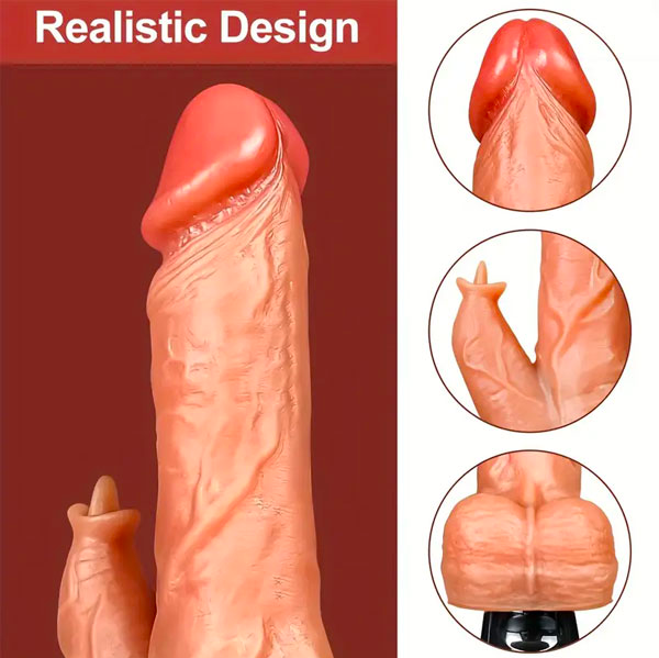Dương vật giả cao cấp đa năng cảm giác thật liếm nhánh độc đáo