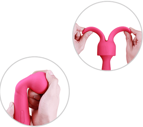 Chày rung Svakom Emma 2in1 cao cấp Máy massage tình yêu đa chế độ