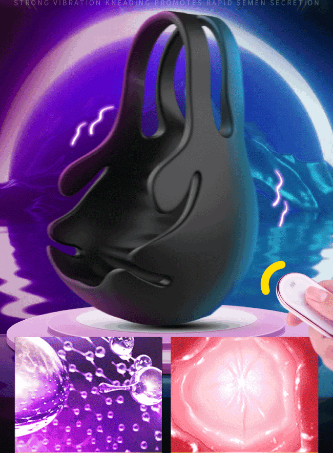 Vòng Đeo Dương Vật S-Hande Nest-RCT Rung Massage Từ Xa