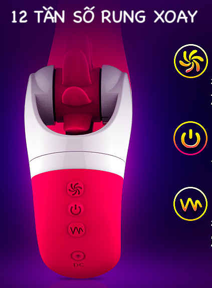 Dương vật giả Chi Dave rung xoay liếm mút nóng sưởi ấm