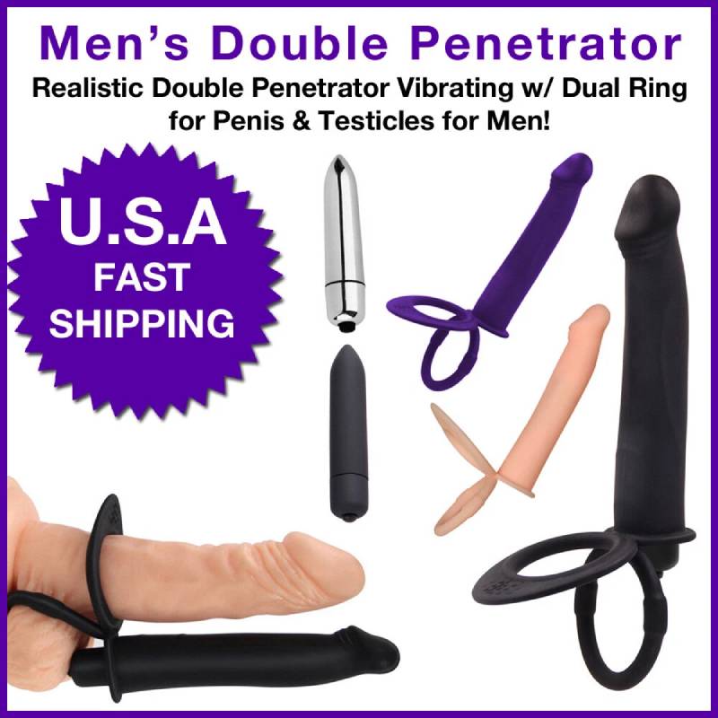 Vòng Đeo Dương Vật Kèm Dildo Rung Tăng Khoái Cảm