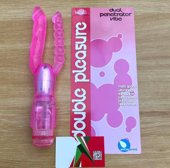 Dương vật giả rung 2 đầu Double Pleasure kích thích hậu môn và âm đạo