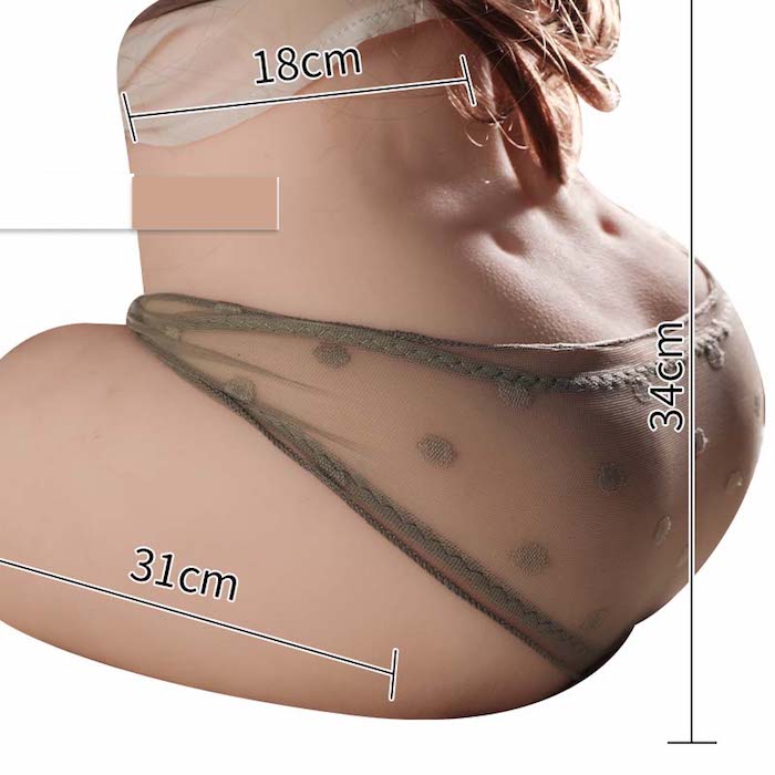 Mông Giả Nguyên Khối Hashimoto Nao 9kg Cao Cấp Đúc Khuôn Người Thật TPE Mềm Mịn Vân Da 4D