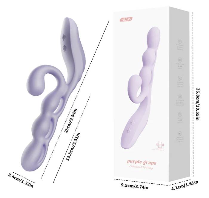 Dương vật giả Yeain Purple Grape Smart Vibrator - Máy rung điều khiển App thông minh