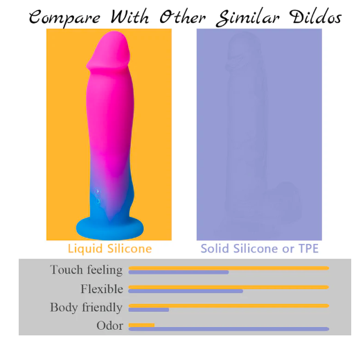 Dương vật giả Loving World Knight siêu mềm 2 màu rung mạnh mua ngay