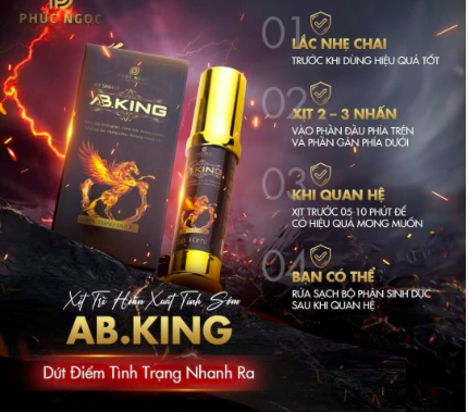 Chai xịt AB King Linh Miu tăng cường sinh lý mạnh mẽ, bền bỉ