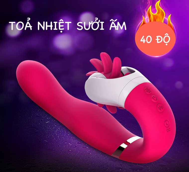 Dương vật giả Chi Dave rung xoay liếm nhiệt sưởi ấm cực phê