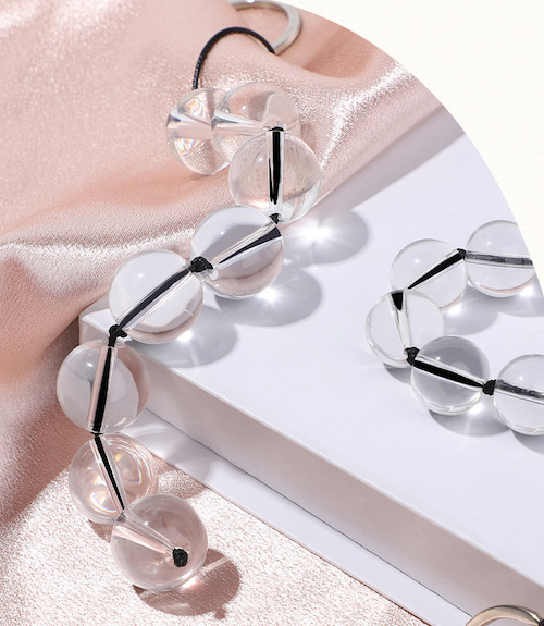 Chuỗi hạt thủy tinh kích thích hậu môn nam nữ đồng tính gay