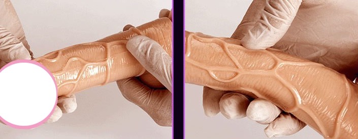 Dương vật giả dính tường Muha Male Root silicon mềm mịn chân thực