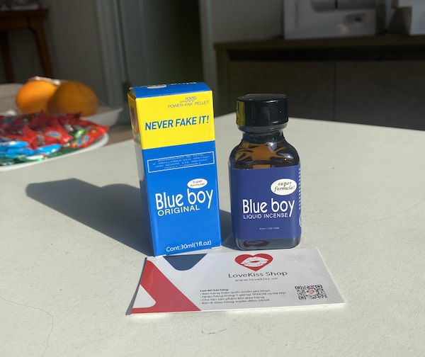 Popper Blue Boy Original 30ml chính hãng kích thích cực mạnh