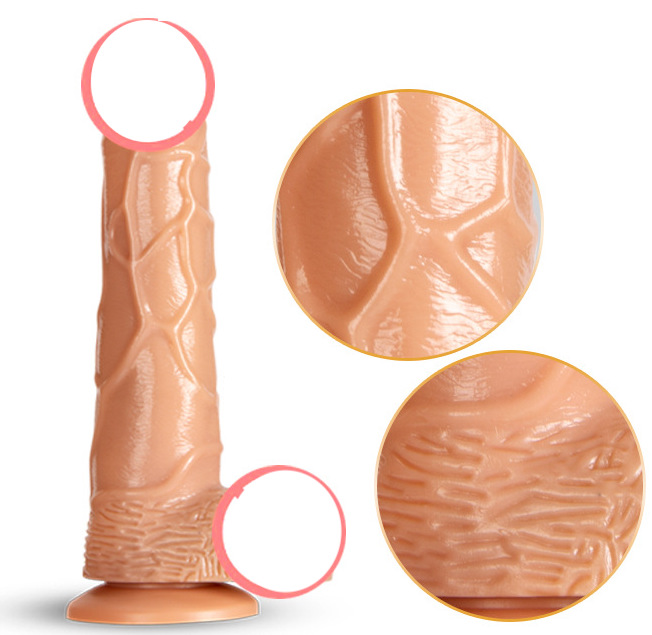 Dương vật giả dính tường Muha Male Root silicon mềm mịn chân thực