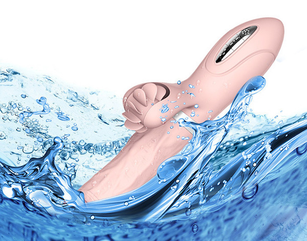 Dương vật rung thụt tỏa nhiệt lưỡi liếm silicon cao cấp kích thích tối đa