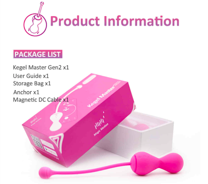 Máy tập Magic Kegel Gen 2 Bluetooth tăng cường se khít âm đạo