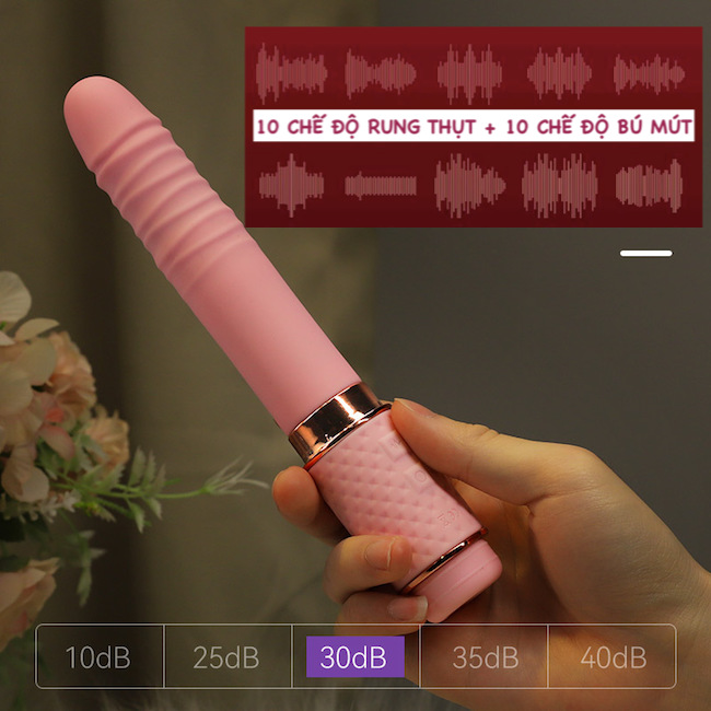 Yeain Stretch Dương Vật Giả Hai Đầu Rung Thụt Hút Mạnh