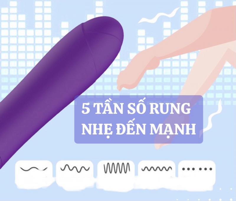 Chày rung massage We Love Lilo 5 chế độ rung silicon y tế an toàn