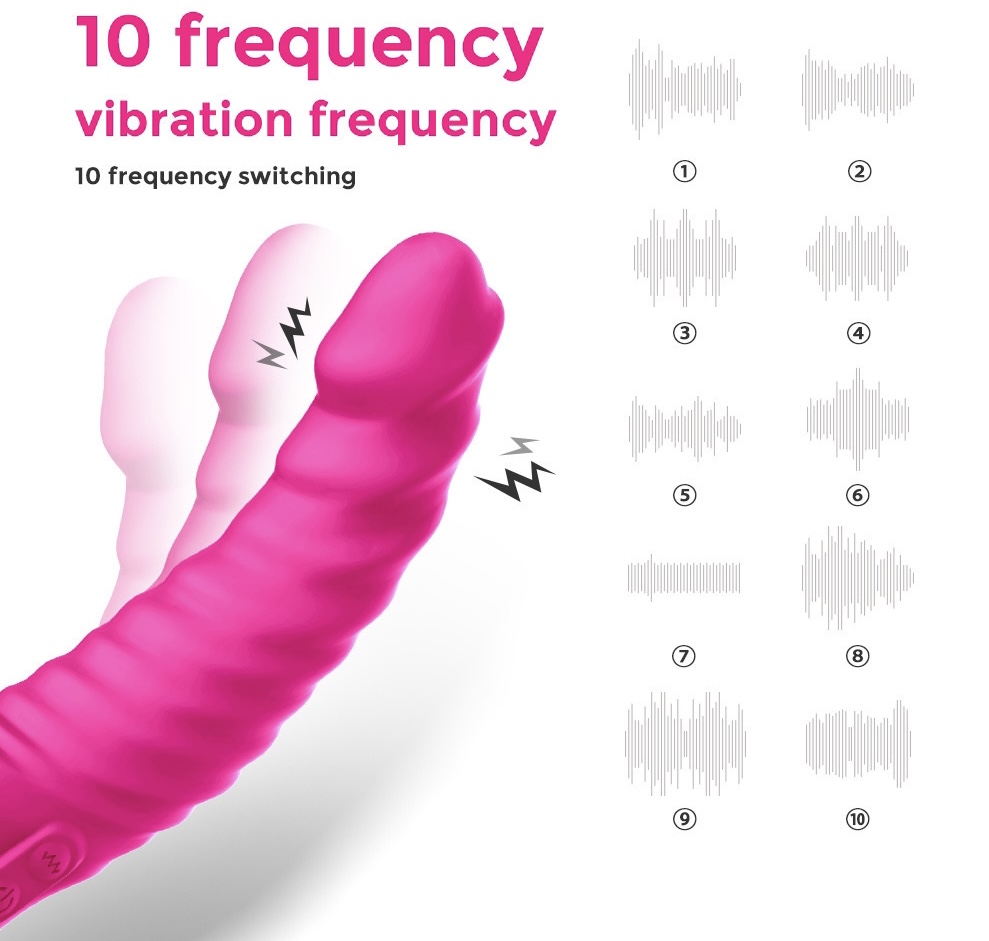 Dương vật giả Hantewei rung ngoáy pha lê led sang trọng