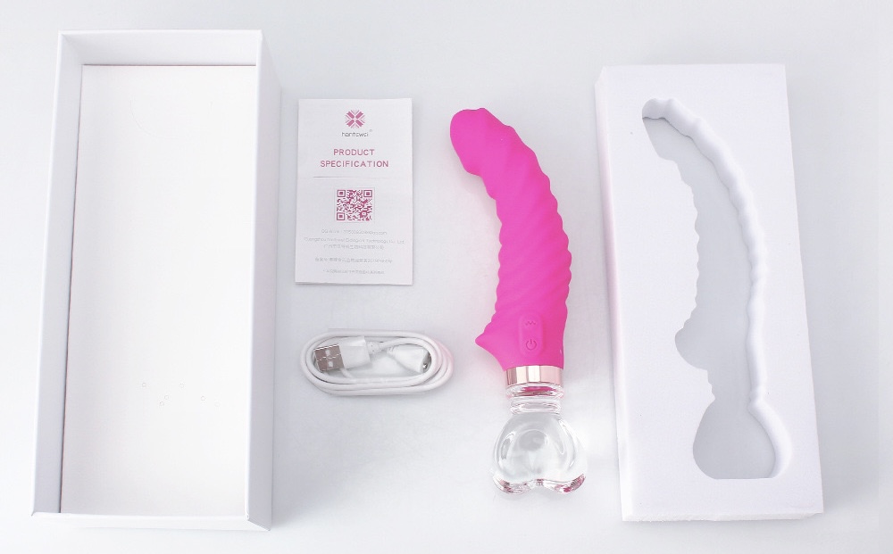 Dương vật giả Hantewei rung ngoáy pha lê led sang trọng