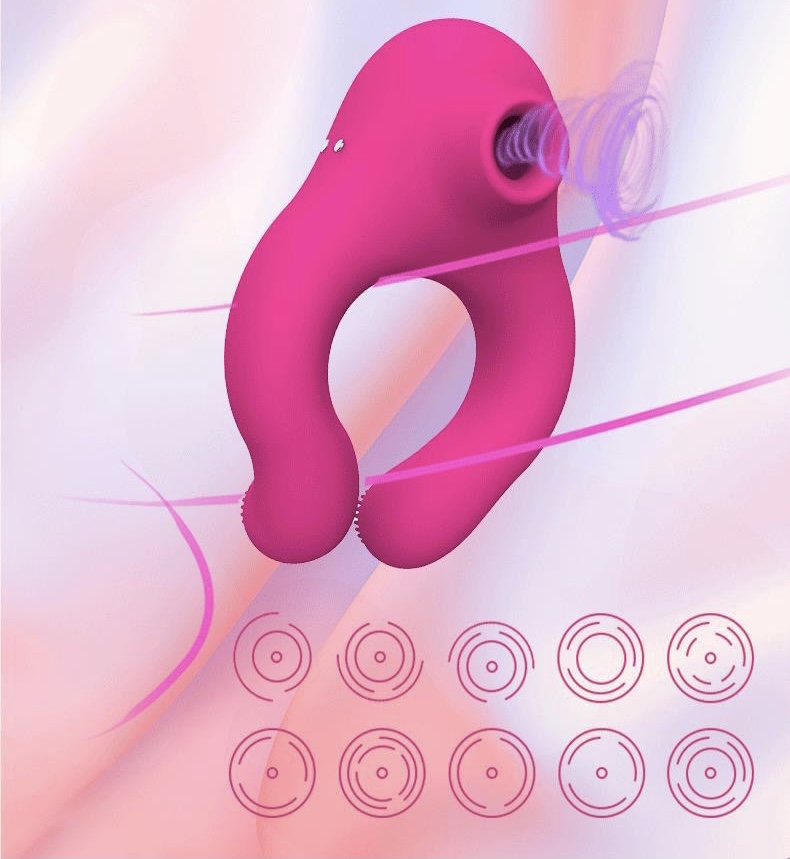 Vòng rung đeo dương vật máy bú mút điểm G kích thích nữ đỉnh