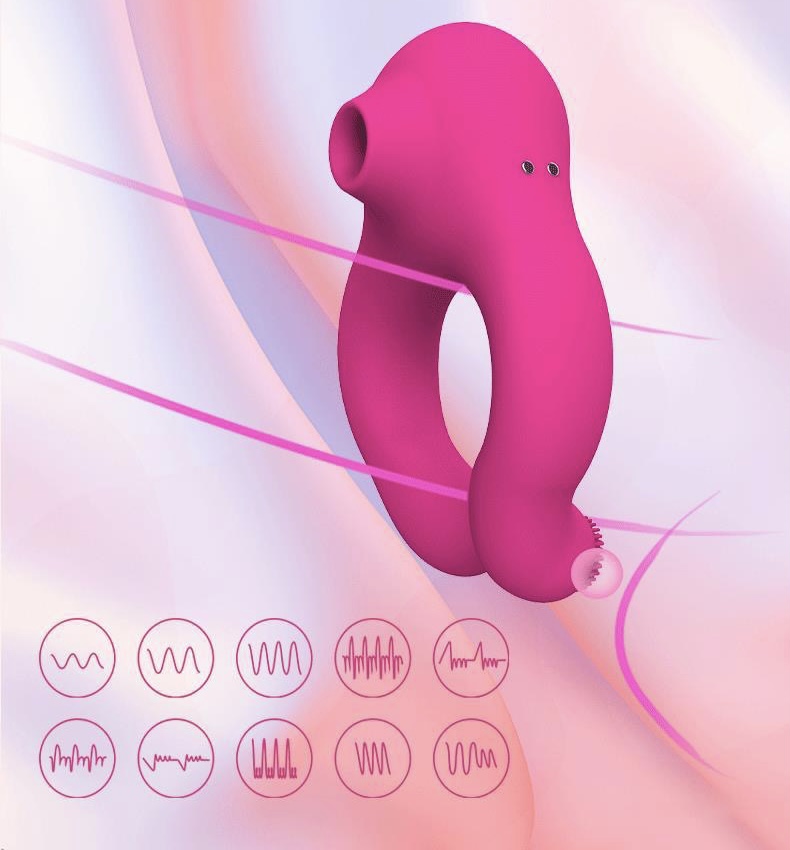 Vòng rung đeo dương vật máy bú mút điểm G kích thích nữ đỉnh