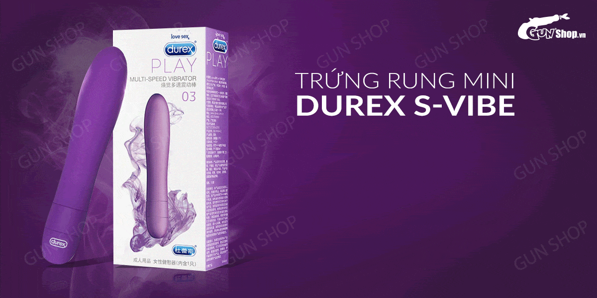  Shop bán Trứng rung mini 5 chế độ rung dùng pin - Durex S-Vibe Multi-Speed Vibrator có tốt không?