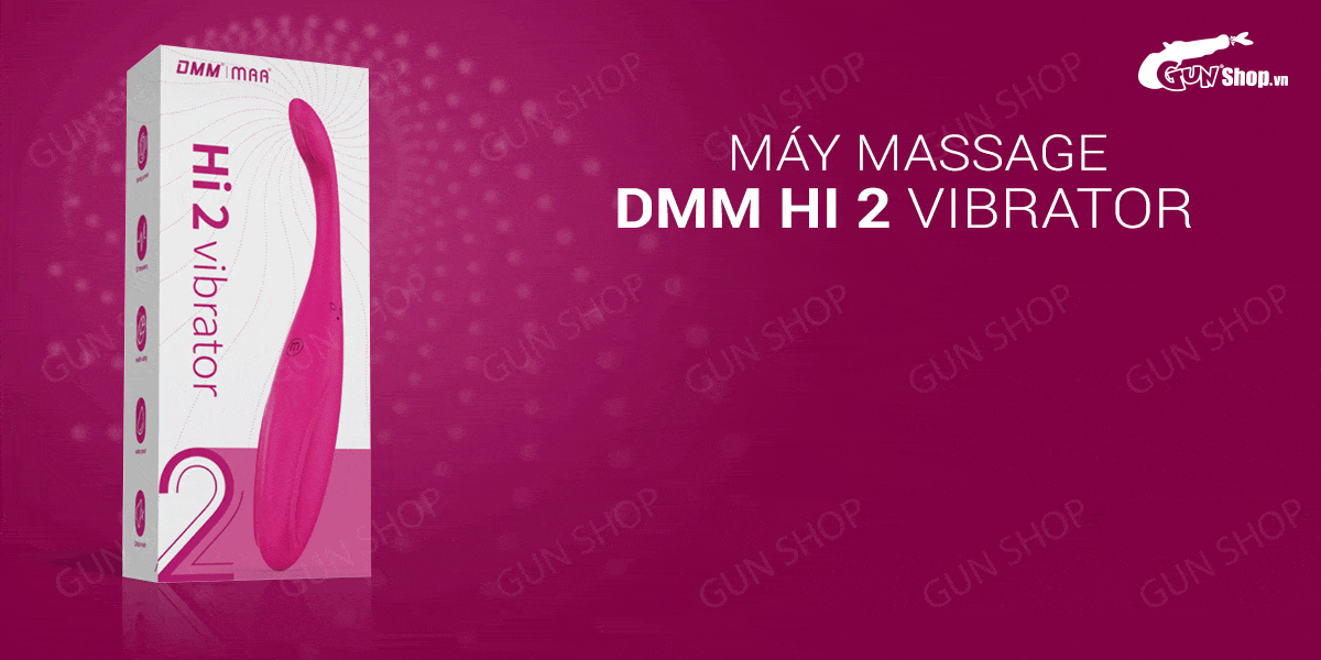  Nhập sỉ Máy massage kích thích điểm G 10 tốc độ rung - DMM Hi 2 Vibrator chính hãng