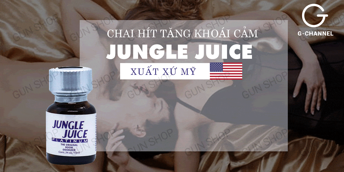  Cửa hàng bán Chai hít tăng khoái cảm Popper Jungle Juice Platinum - Chai 10ml hàng mới về