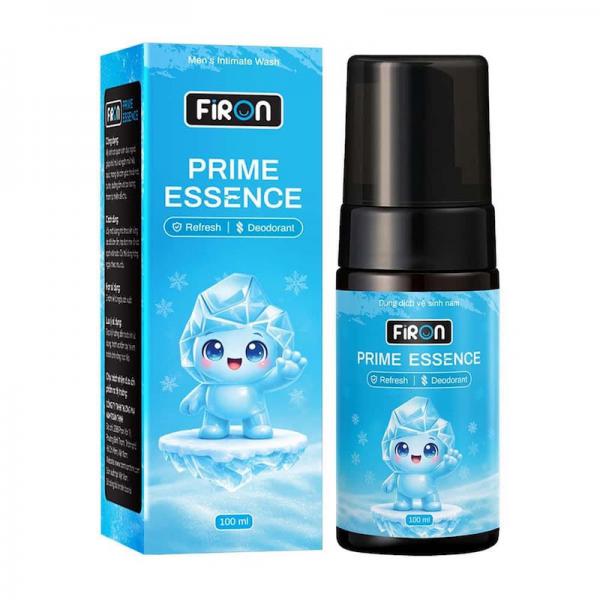 Dung dịch vệ sinh nam Firon Prime Essence 100ml - Dạng bọt, hương bạc hà tươi mát 