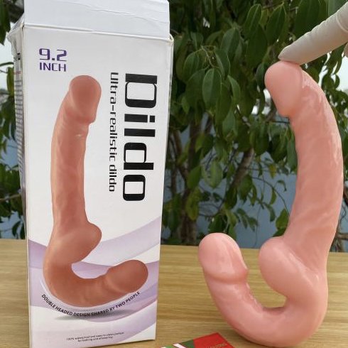 Dương Vật Giả Hai Đầu Baile 9.2 Inch Dildo Silicone Siêu Mềm