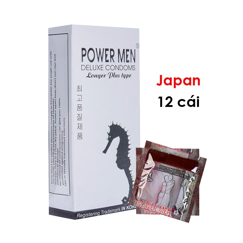 Bao Cao Su Powermen Cá Ngựa Bạc 12s