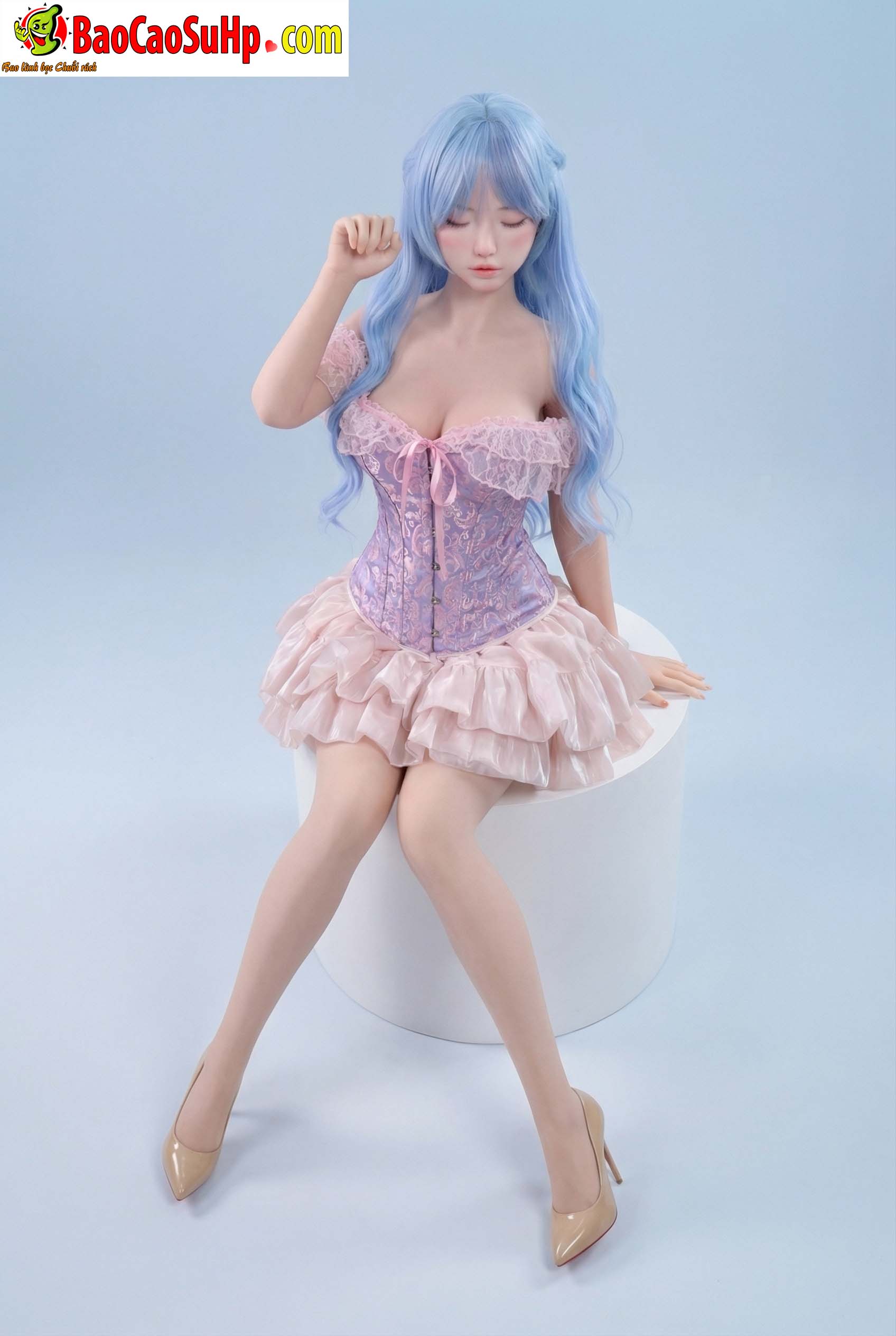 Anh chup Bup be tinh duc Full Cosplay 2.0 khung xuong YOGA mat nham mat Hye Jin 4