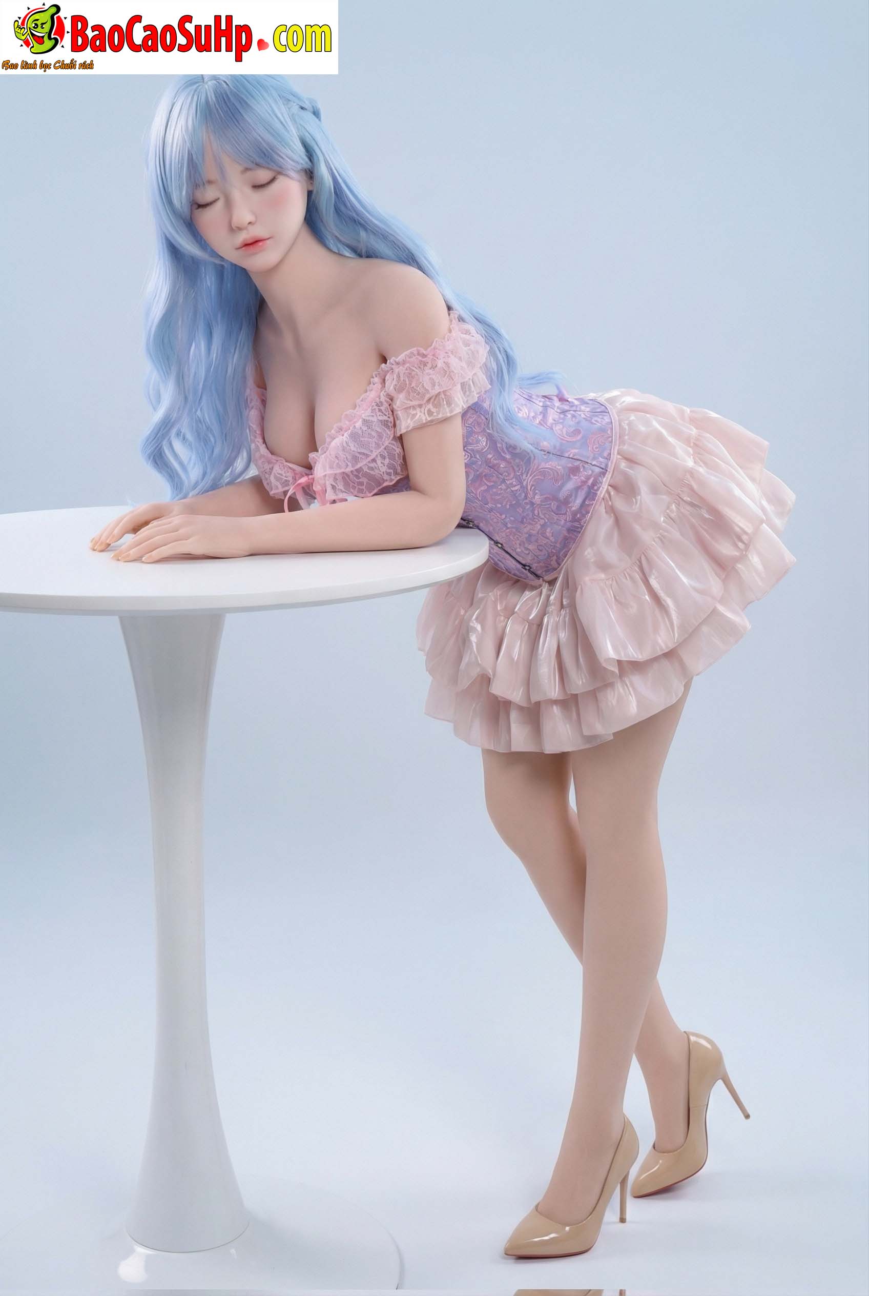 Anh chup Bup be tinh duc Full Cosplay 2.0 khung xuong YOGA mat nham mat Hye Jin 5
