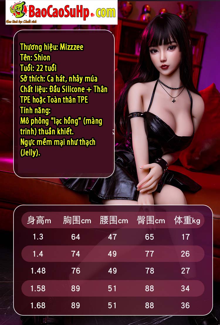 Búp bê tình dục Full TPE Shion cô nàng vũ công phóng khoáng 1m58cm